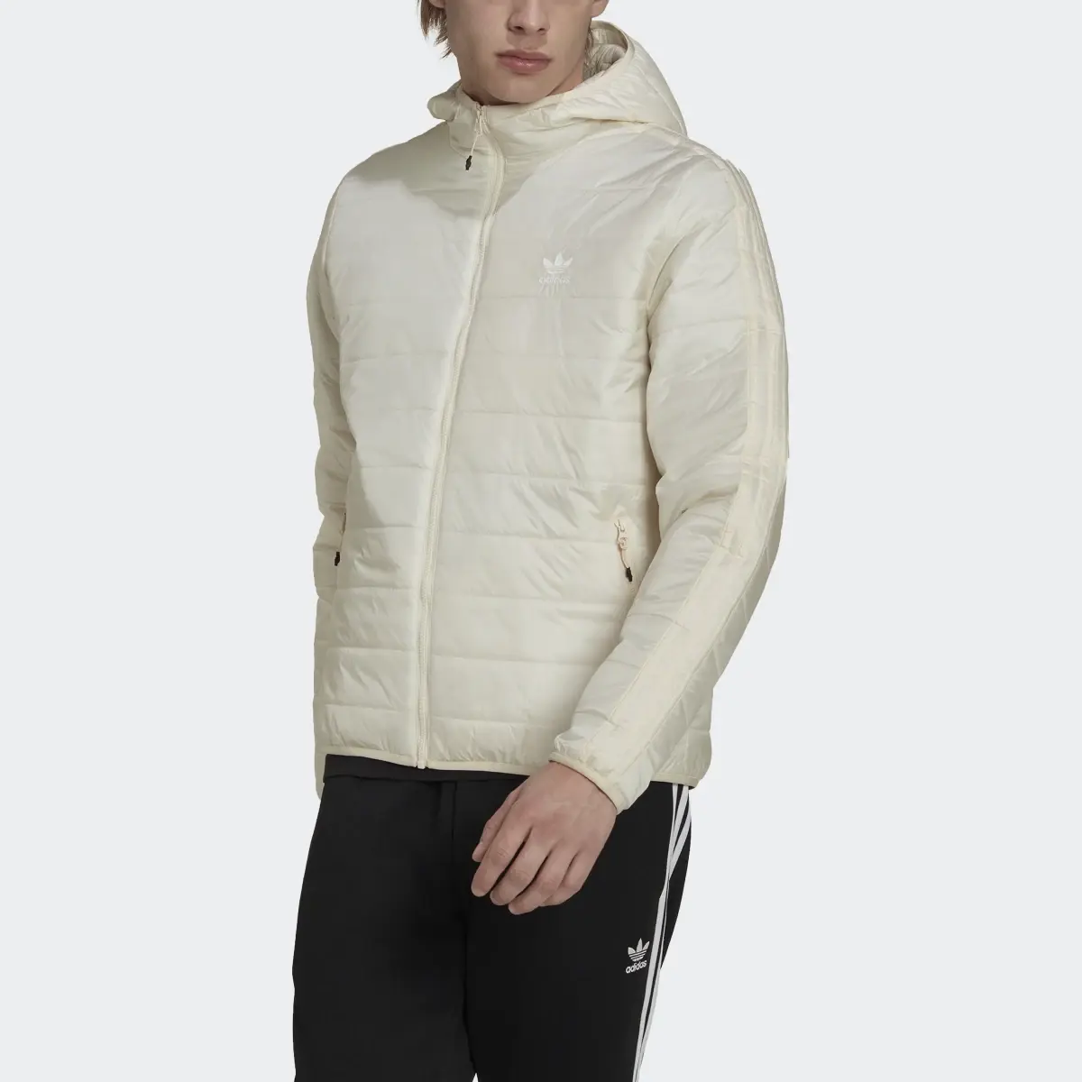 Adidas Padded Hooded Puffer Jacket. 1