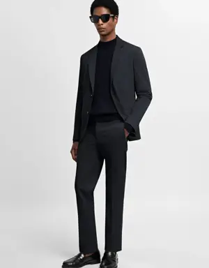 Super slim-fit suit blazer in stretch fabric
