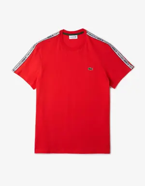 Men’s Lacoste Regular Fit Logo Stripe T-shirt