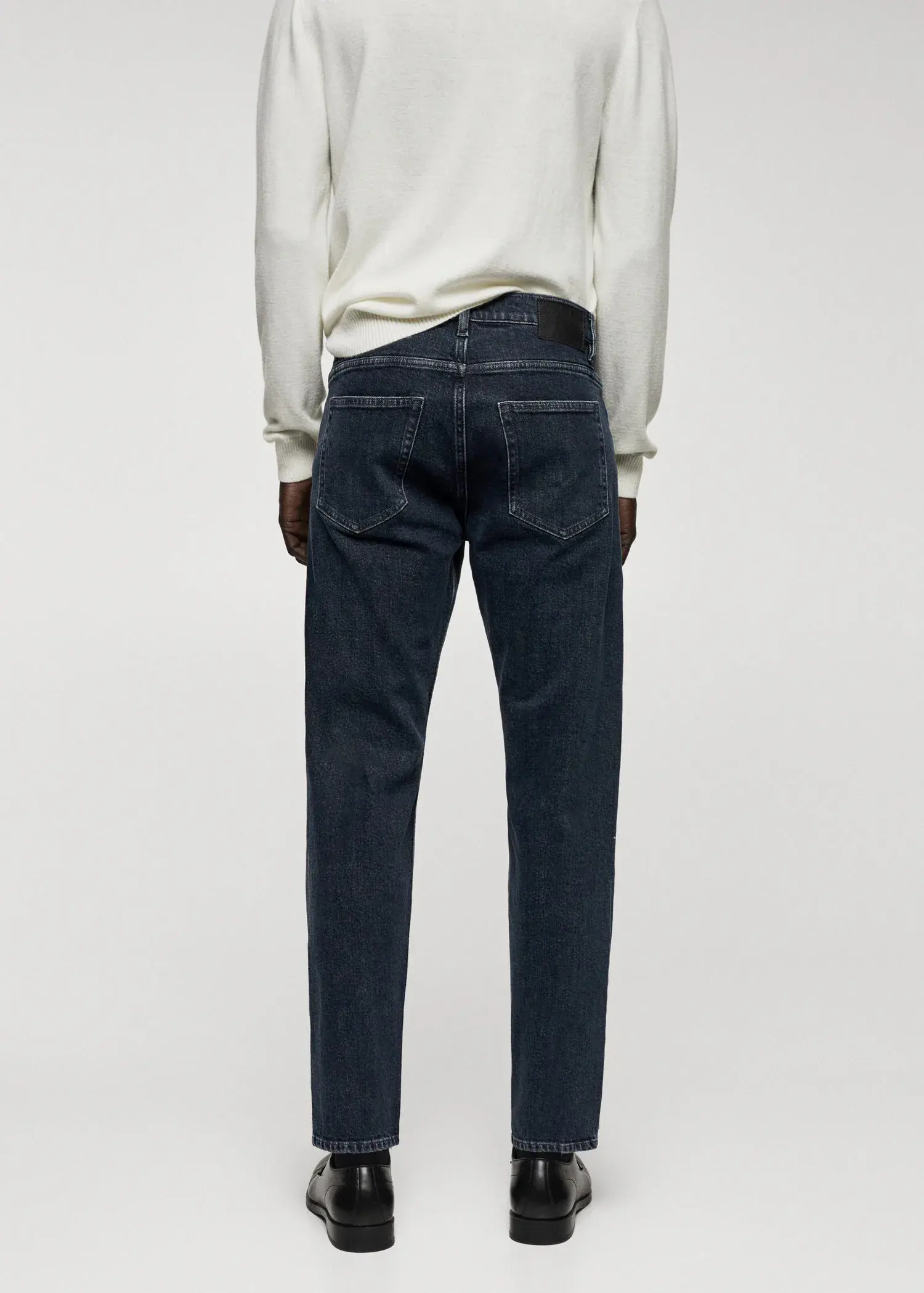 Mango Ben tapered cropped jeans. 3