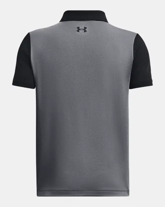 Under Armour Boys' UA Performance Colorblock Polo. 2