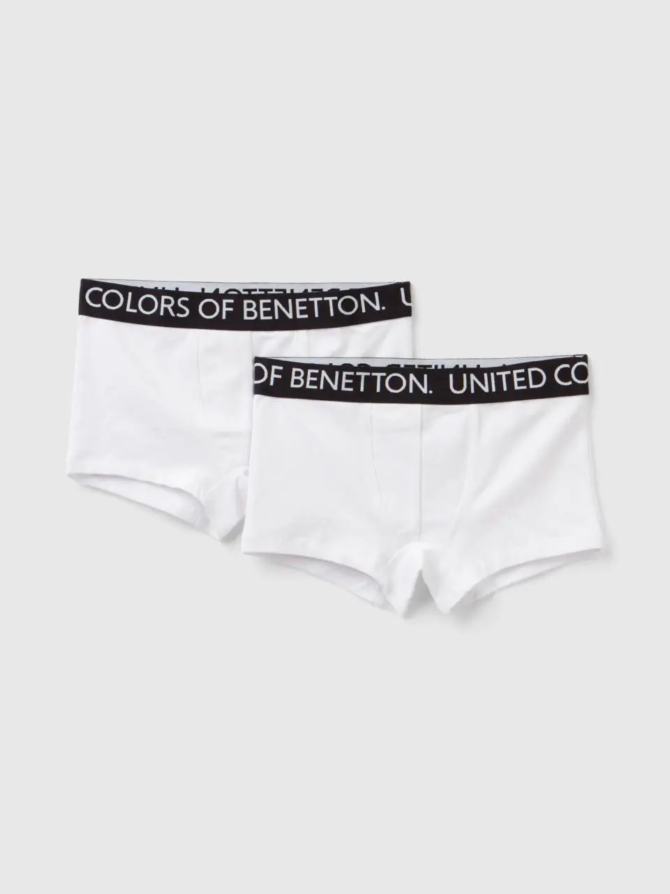 Benetton two boxers with logoed elastic. 1