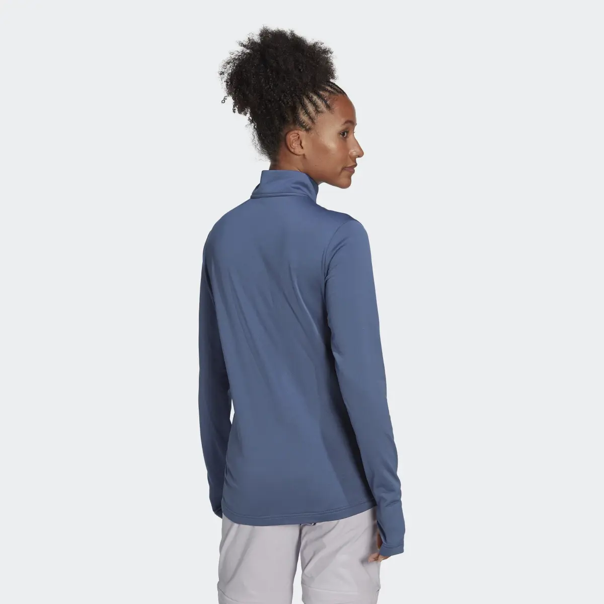 Adidas Sweatshirt em Fleece 1/2 Fecho Multi TERREX. 3