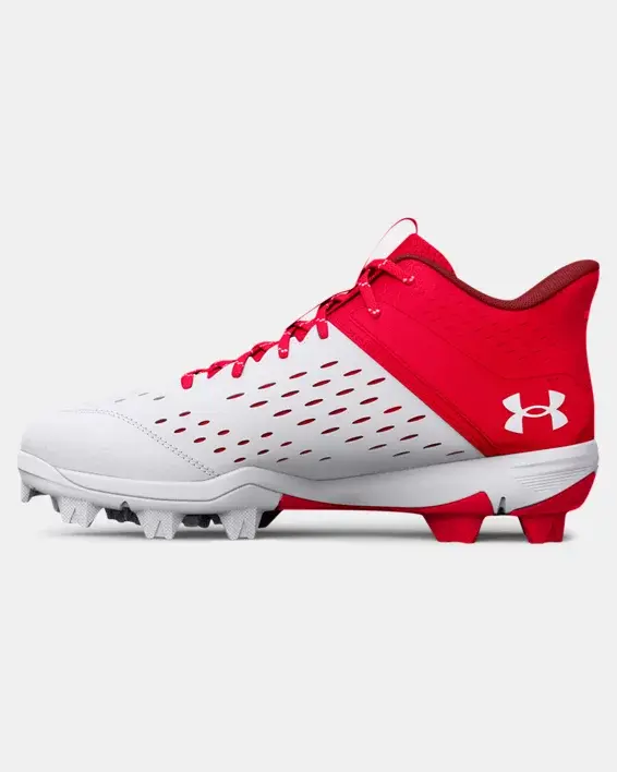 Under Armour Boys' UA Leadoff Mid RM Jr. Baseball Cleats. 2