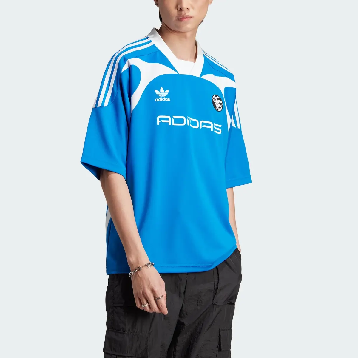 Adidas ADILENIUM OVERSIZED SHORT SLEEVE JERSEY. 1