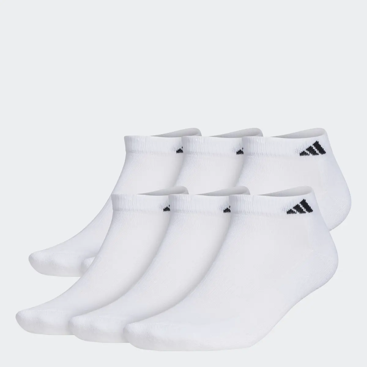 Adidas Athletic Cushioned Low Socks 6 Pairs. 1