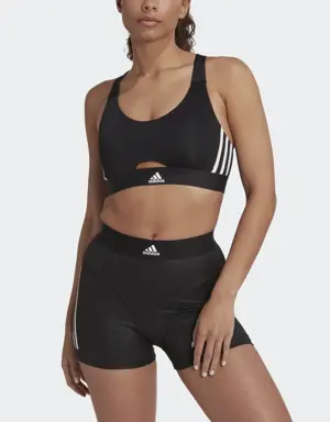 Adidas Reggiseno sportivo Powerreact Training Medium-Support Hyperglam