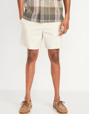 Hybrid Tech Chino Shorts for Men -- 7-inch inseam beige