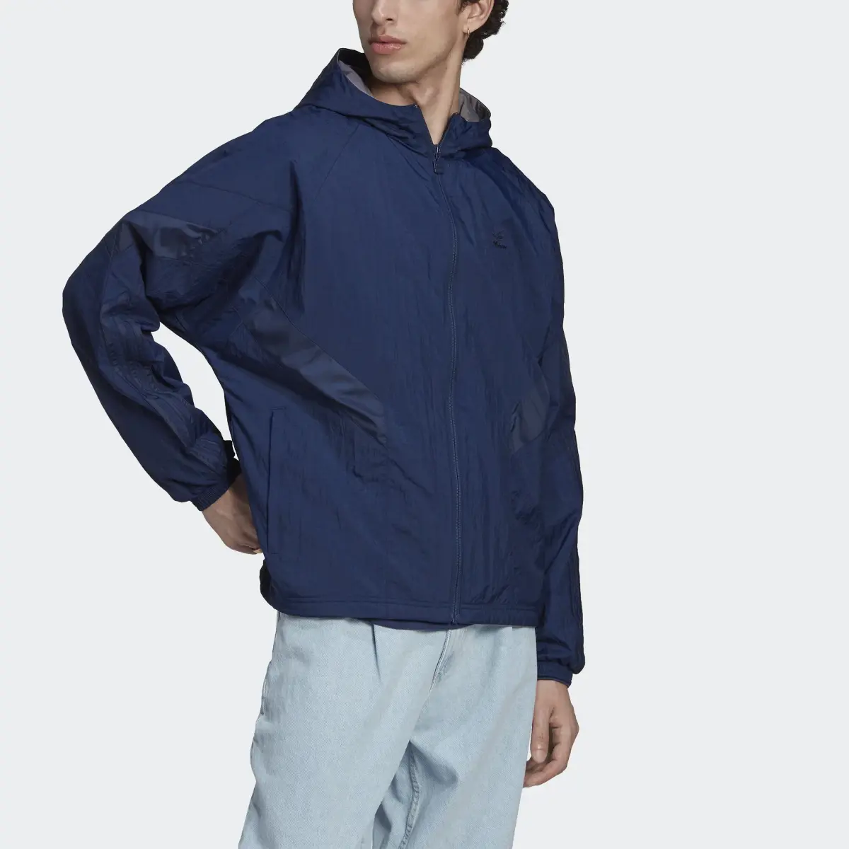 Adidas Rekive Reversible Windbreaker. 1