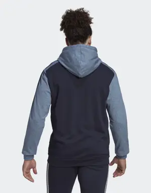 Adidas Essentials Mélange French Terry Full-Zip Hoodie. 3 Adidas Essentials Mélange French Terry Full-Zip Hoodie. 3