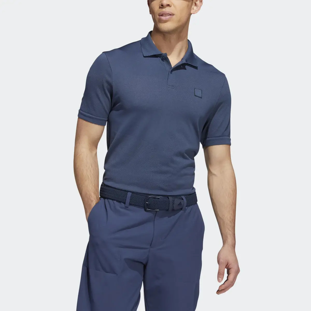 Adidas Go-To Seamless Golf Polo Shirt. 1