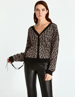 Leopard Print Cardigan - 1 / ORIGINAL