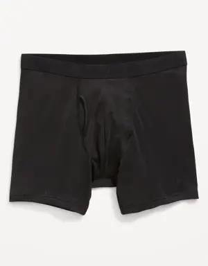 Go-Dry Cool Performance Boxer-Brief Underwear -- 5-inch inseam black