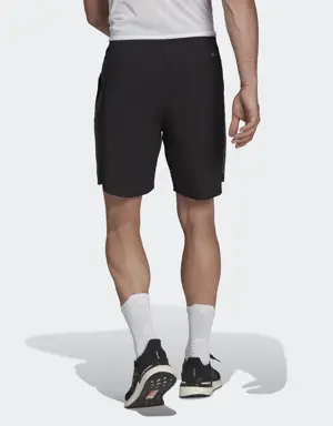 Run Icon Full Reflective 3-Stripes Shorts