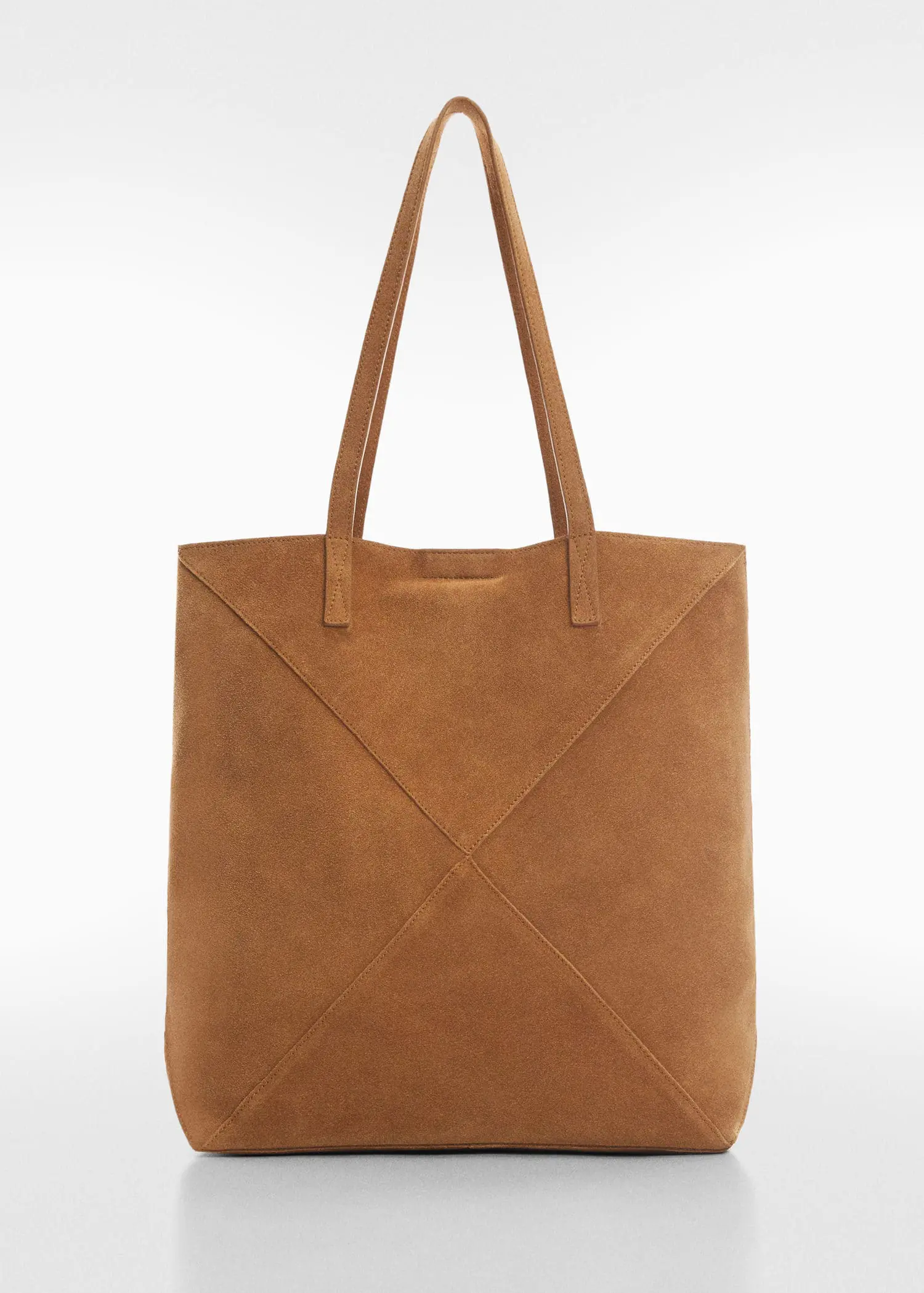 Mango Leather shopper bag. 1