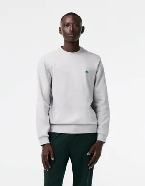 Sudadera de vellón con impresión moteada Lacoste para hombre