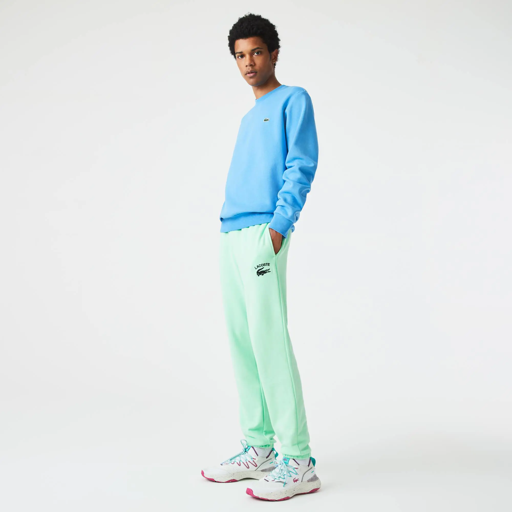 Lacoste Men's Lacoste Tapered Fit Trackpants. 1