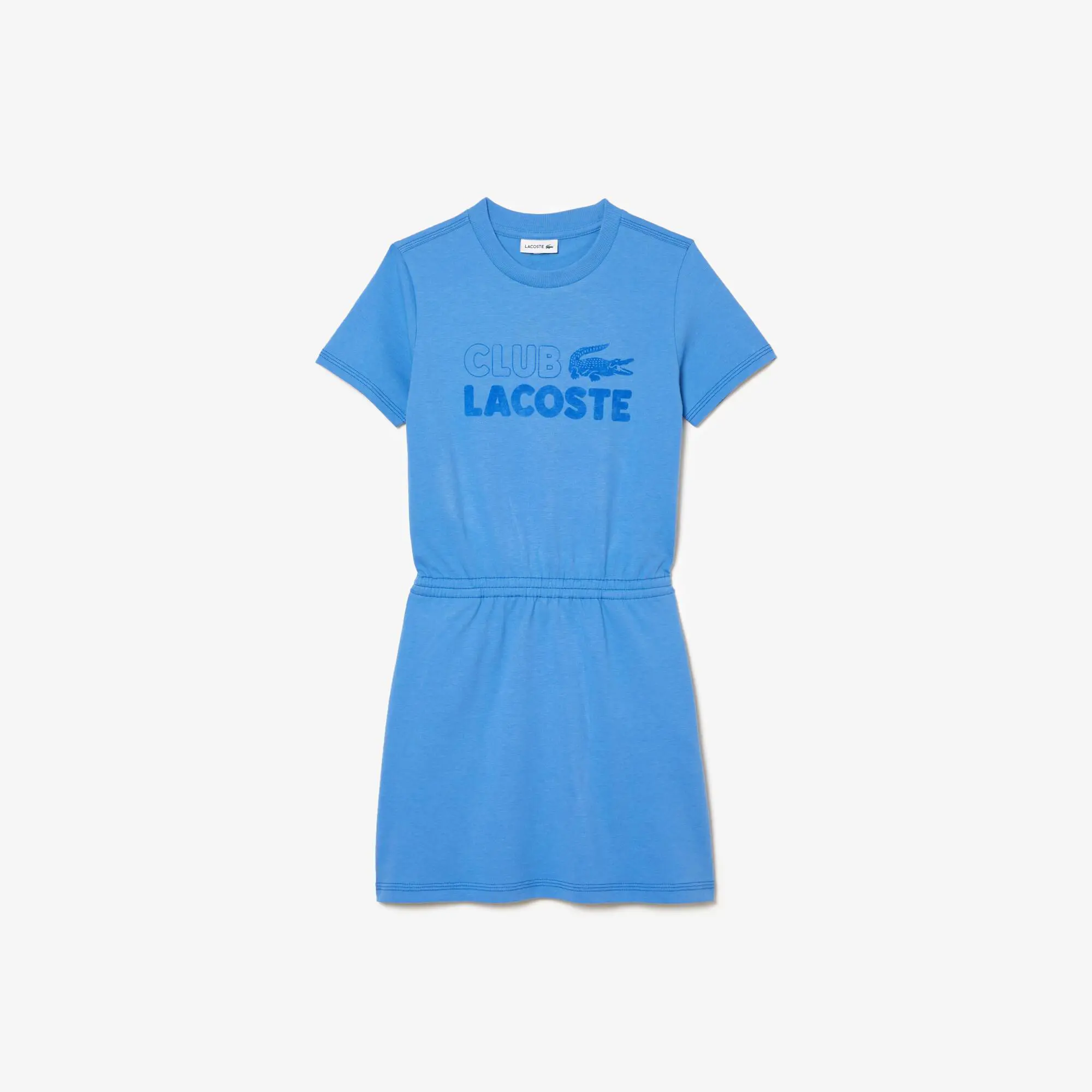 Lacoste Girls’ Organic Cotton Jersey Fit and Flare Dress. 1
