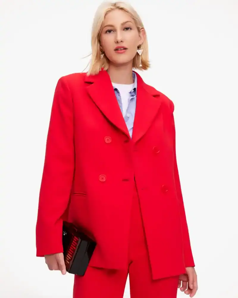 Kate Spade Tech Twill Blazer. 2