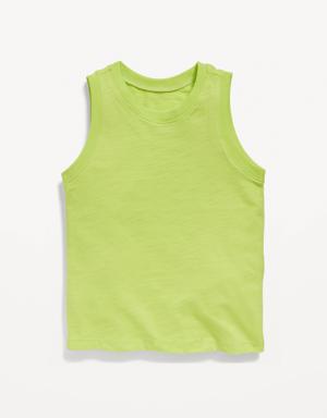 Old Navy Unisex Solid Tank Top for Toddler green