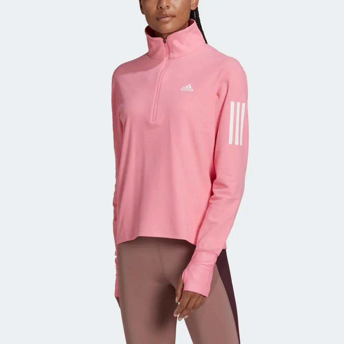 Adidas Felpa da running Own the Run 1/2 Zip. 1