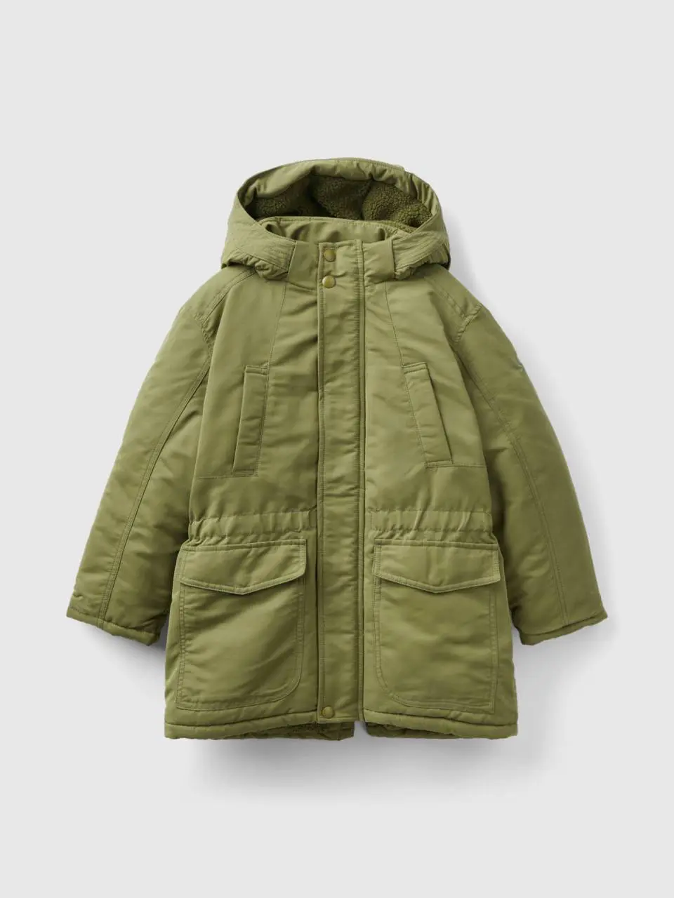 Benetton padded parka with pockets. 1