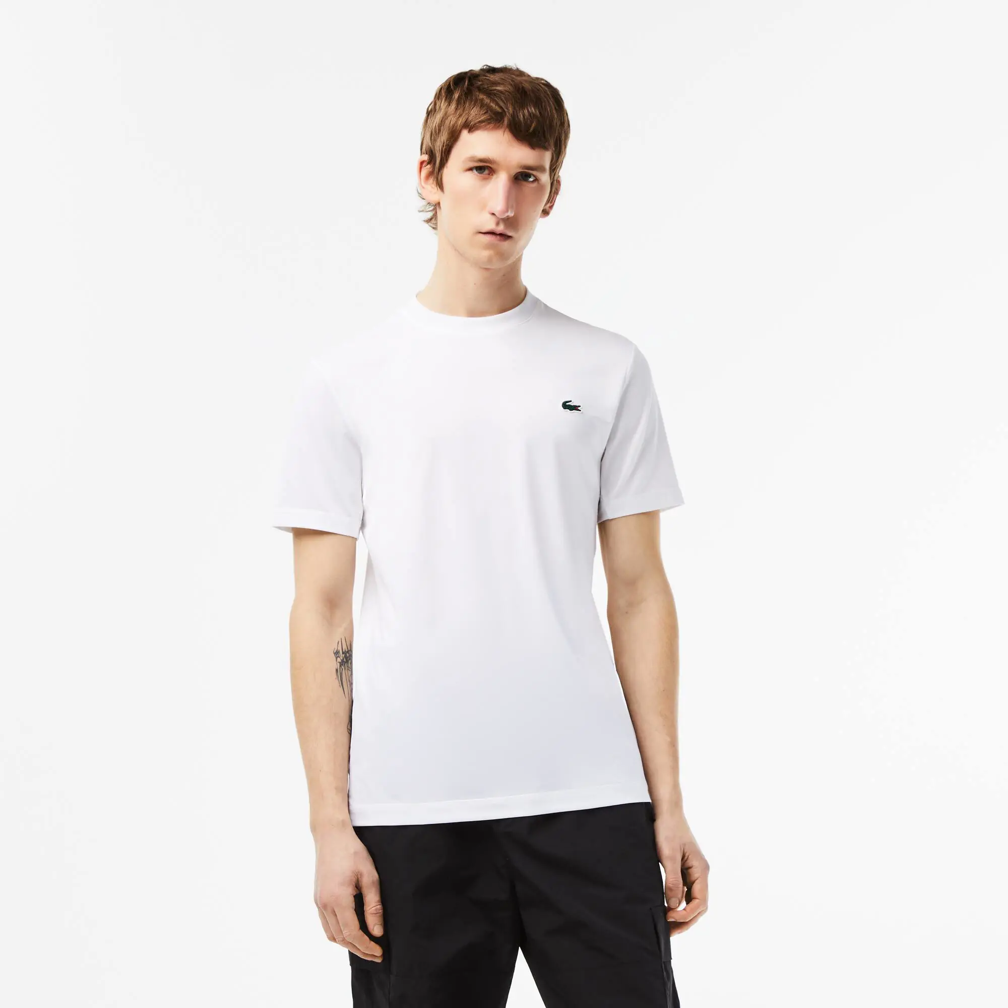 Lacoste Men’s SPORT Slim Fit Stretch Jersey T-Shirt. 1