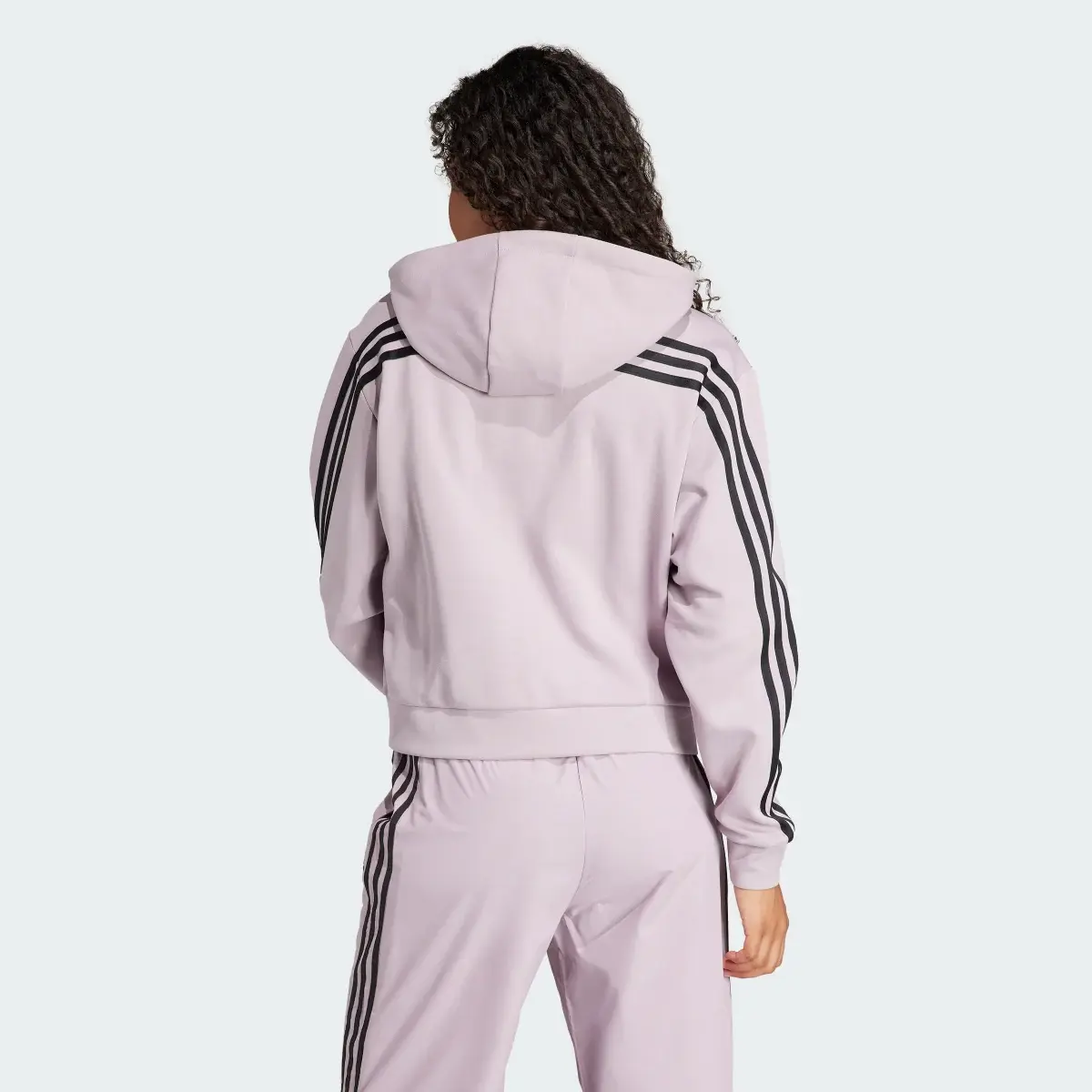 Adidas Future Icons 3-Stripes Full Zip Kapüşonlu Üst. 3