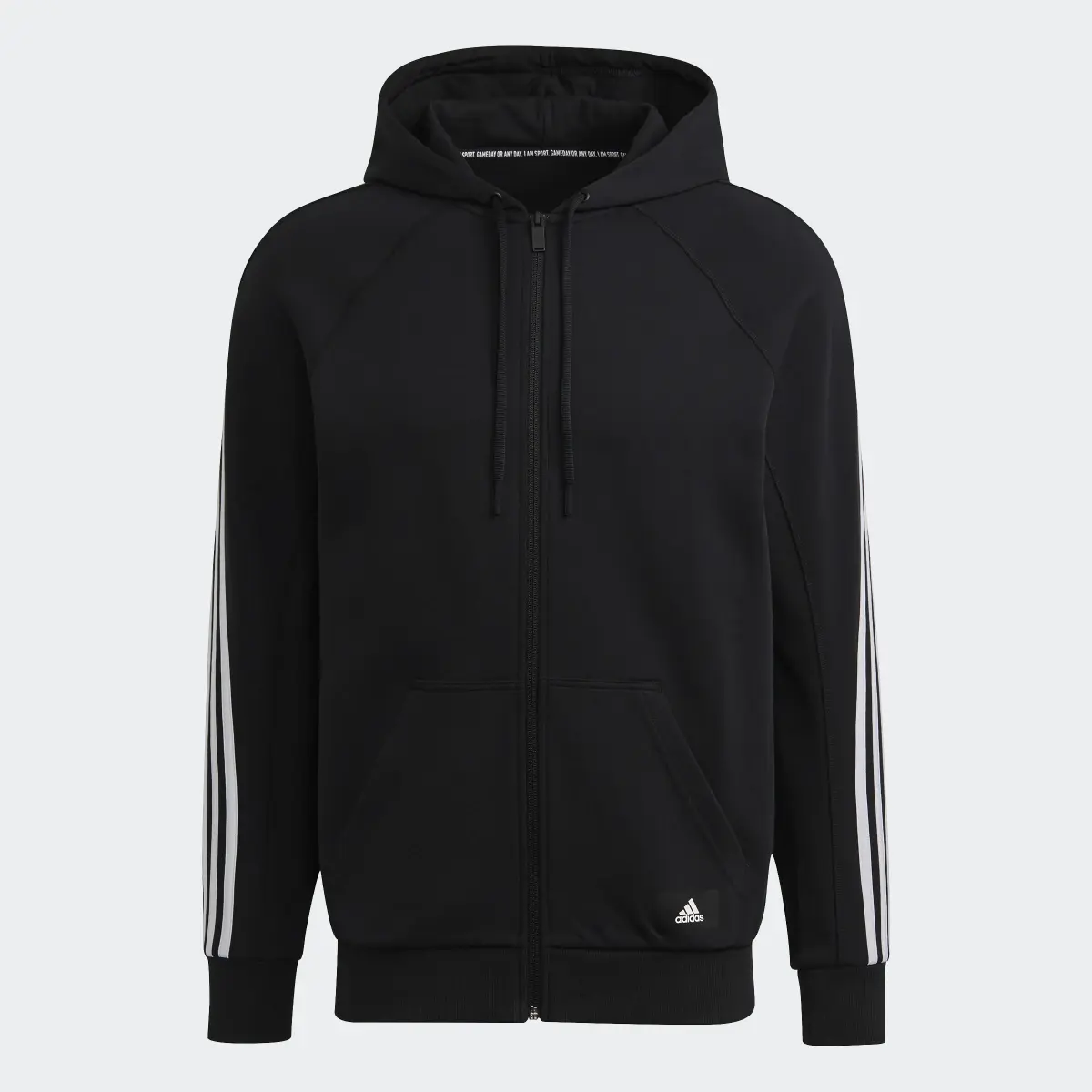Adidas 3-Stripes Hooded Track Top. 1