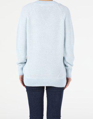 Blue Woman Sweaters