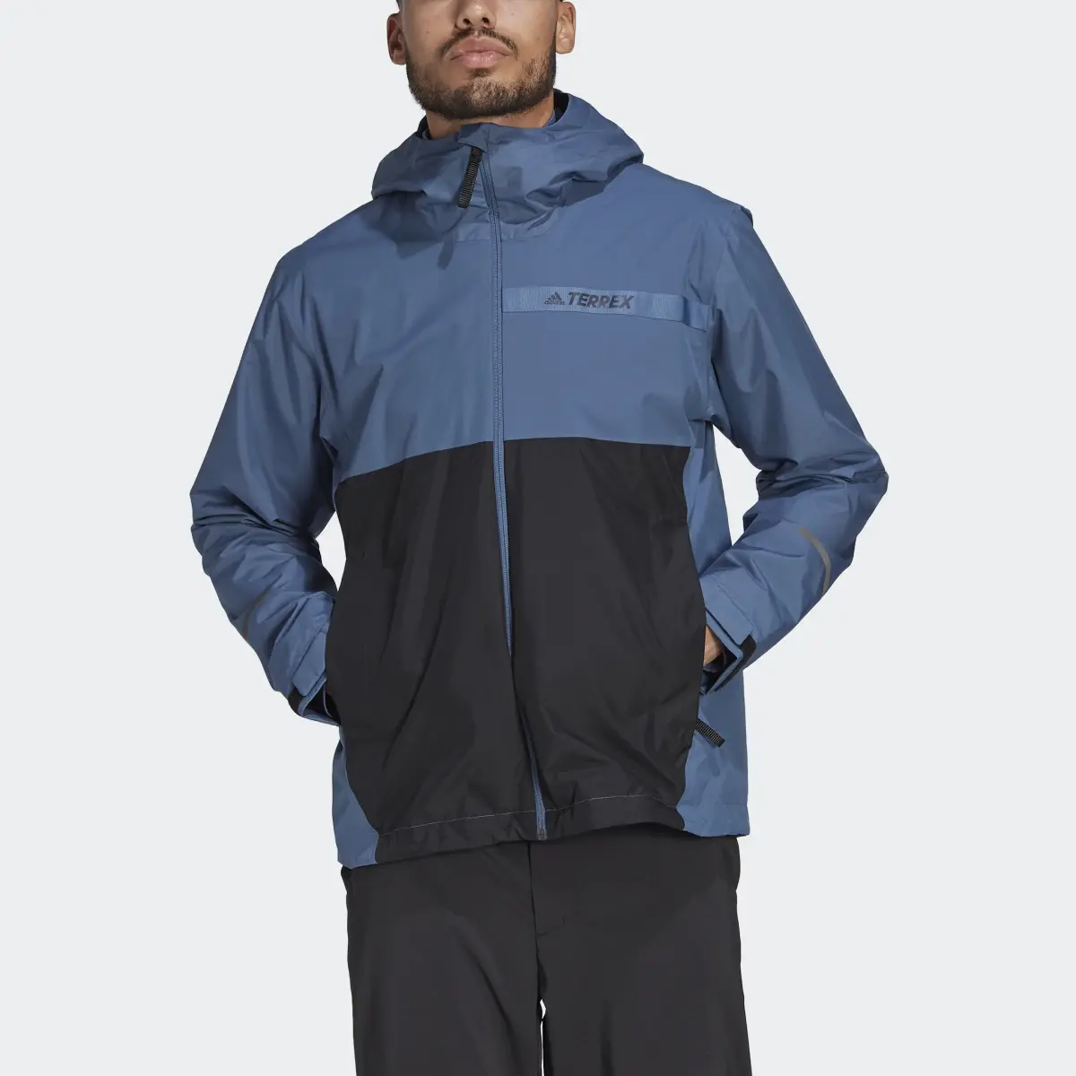 Adidas Terrex Multi RAIN.RDY 2-Layer Rain Jacket. 1