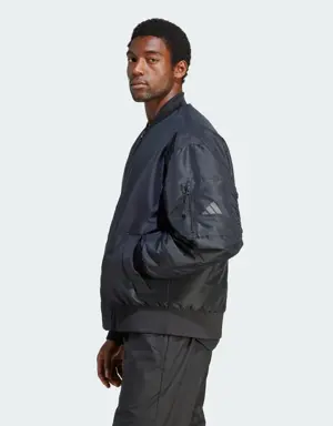 Adidas All Blacks Rugby Thin-Filled Lifestyle Jacket. 3