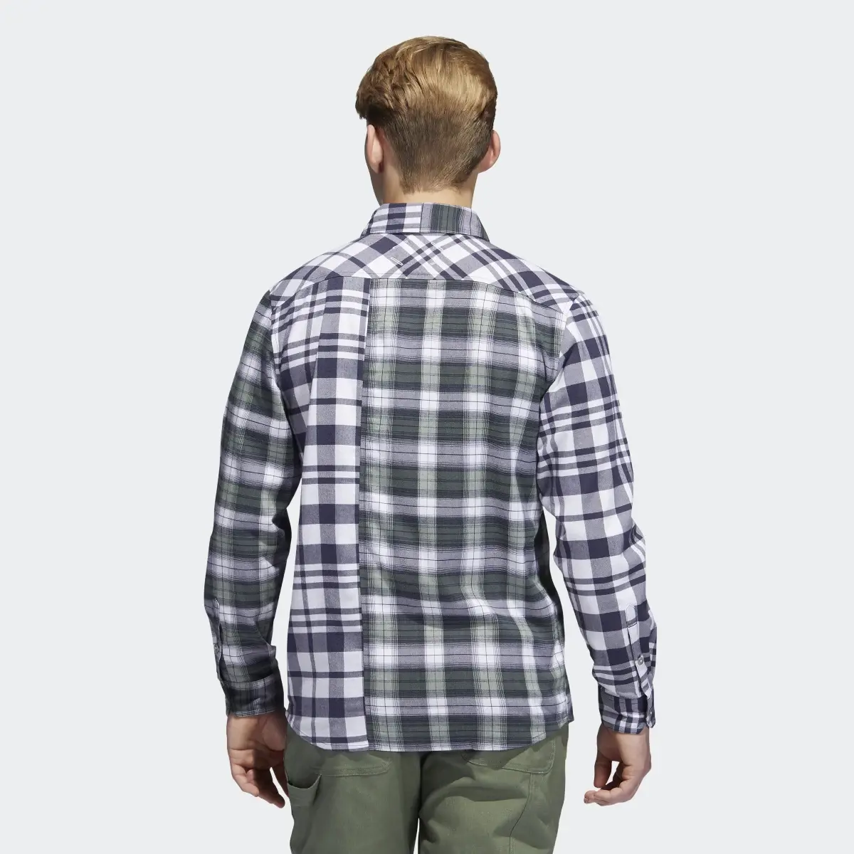 Adidas Adicross Flannel Long Sleeve Shirt. 3