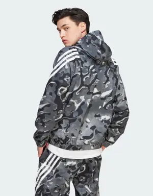 Adidas Bluza z kapturem Future Icons Allover Print Full-Zip. 3 Adidas Bluza z kapturem Future Icons Allover Print Full-Zip. 3