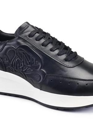Siyah Bağcıklı Sneaker -65681-