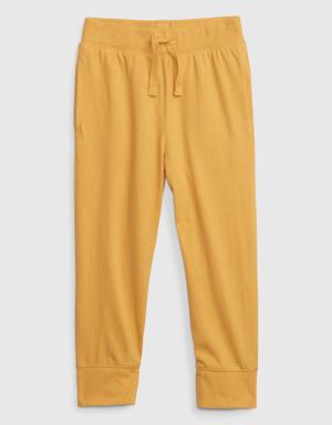 Toddler 100% Organic Cotton Mix and Match Pull-On Pants yellow