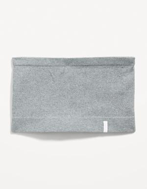 Old Navy Rib-Knit Seamless Bandeau Bralette gray