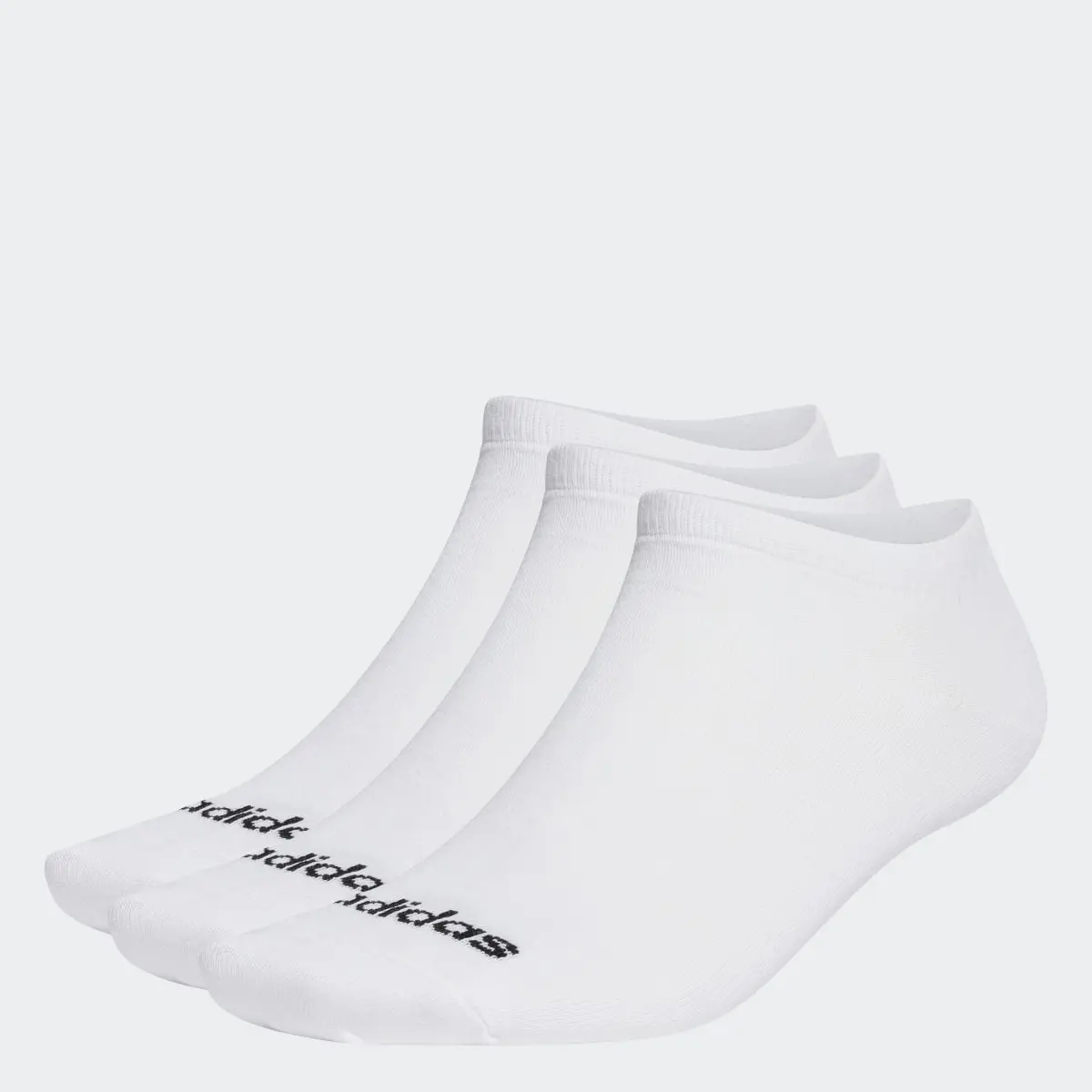 Adidas Thin Linear Bileksiz Çorap - 3 Çift. 1