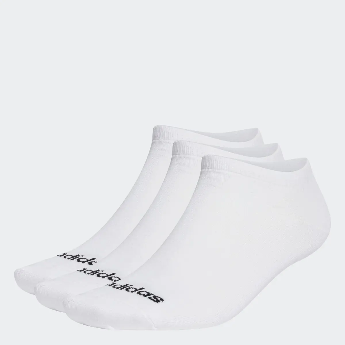 Adidas Thin Linear Low-Cut Socks 3 Pairs. 1