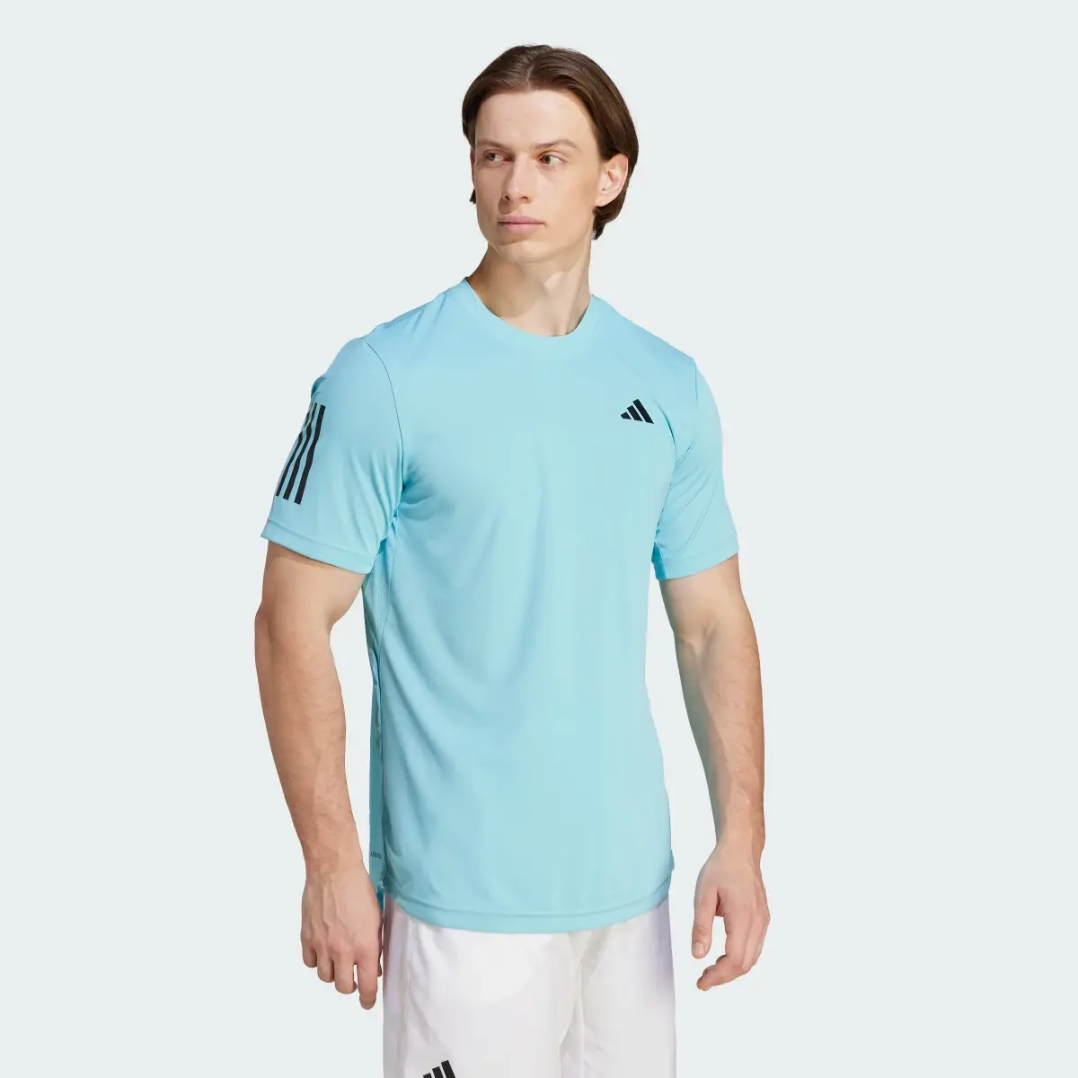 Adidas Club 3-Stripes Tennis T-Shirt. 2