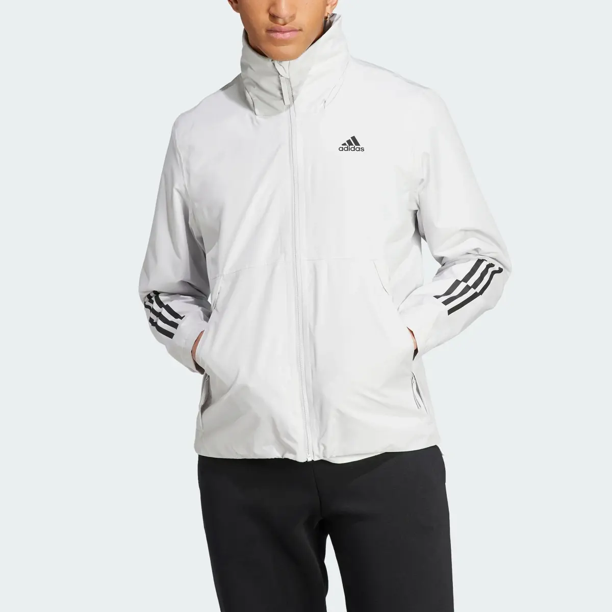 Adidas BSC 3-Stripes RAIN.RDY Jacket. 1