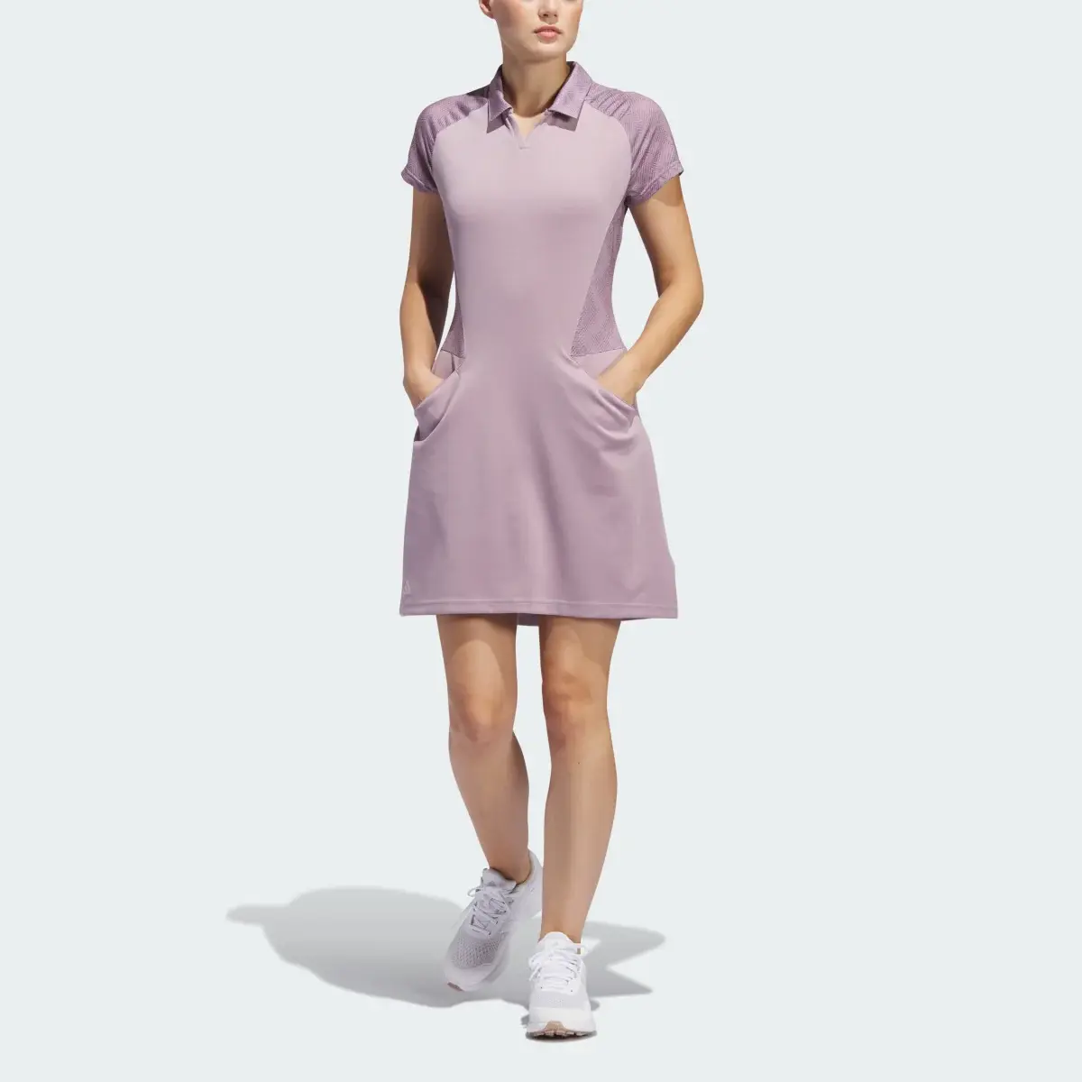 Adidas Women's Ultimate365 Short Sleeve Dress. 1