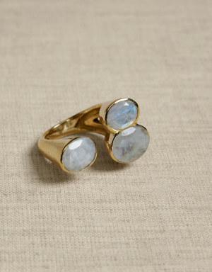Ravena Moonstone Ring &#124 Aureus + Argent gold