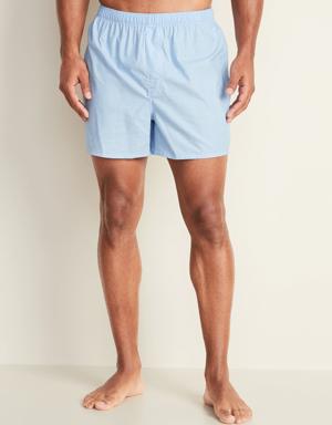 Soft-Washed Printed Boxer Shorts for Men blue