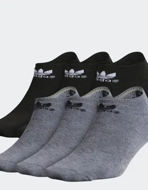 Trefoil No-Show Socks 6 Pairs