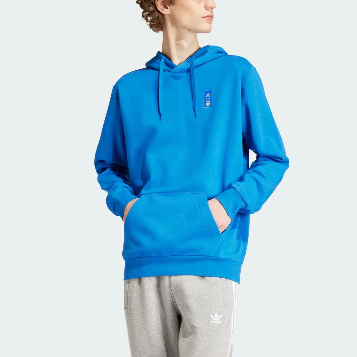 Adidas Sweat-shirt à capuche Italie DNA. 1