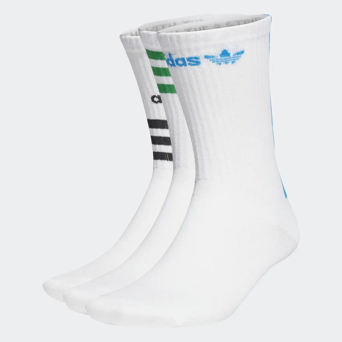 Adidas Graphic Crew Socks 3 Pairs. 2