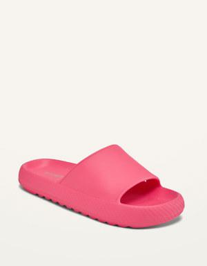 Old Navy EVA Slide Sandals for Women (Partially Plant-Based) pink