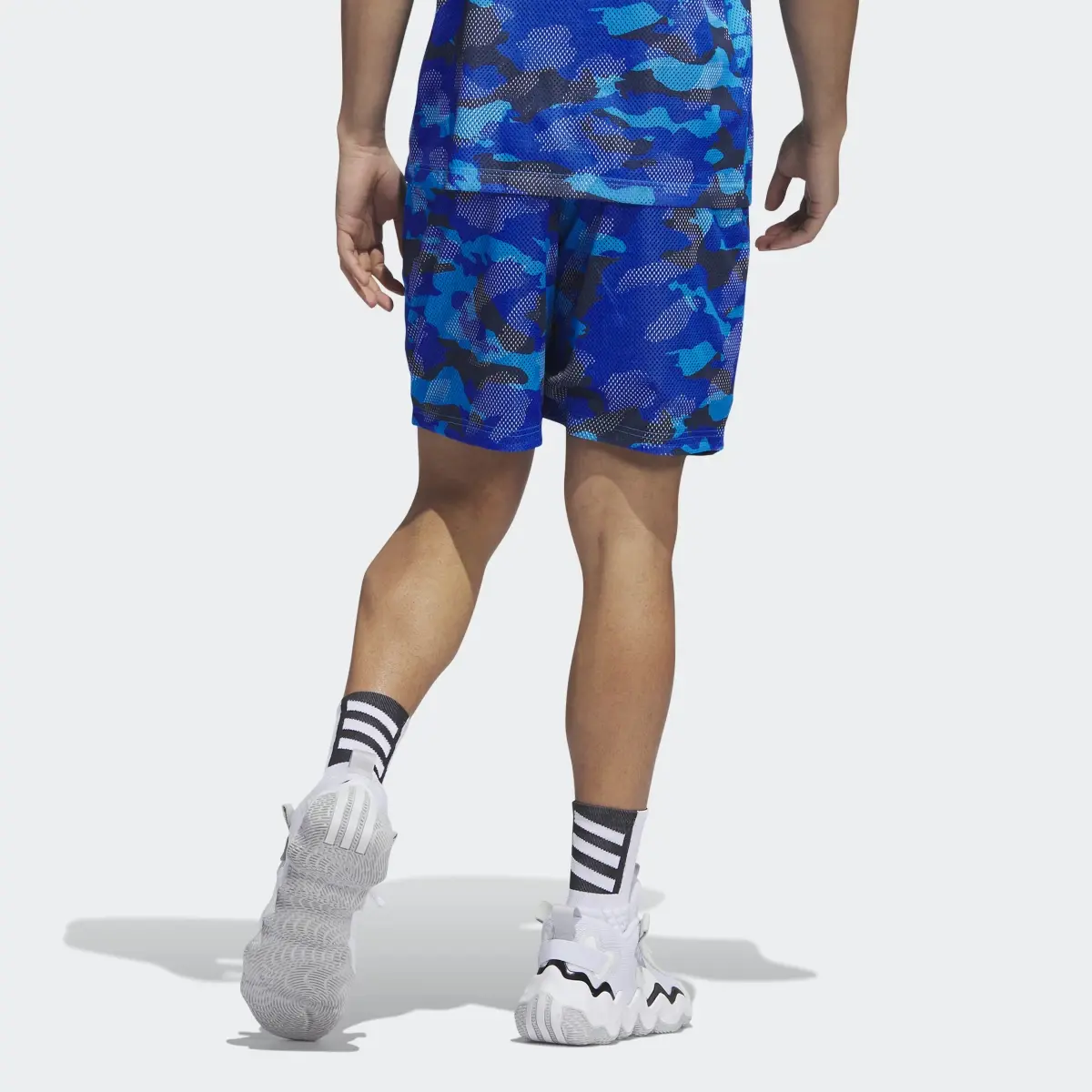 Adidas Legends Allover Print Shorts. 2