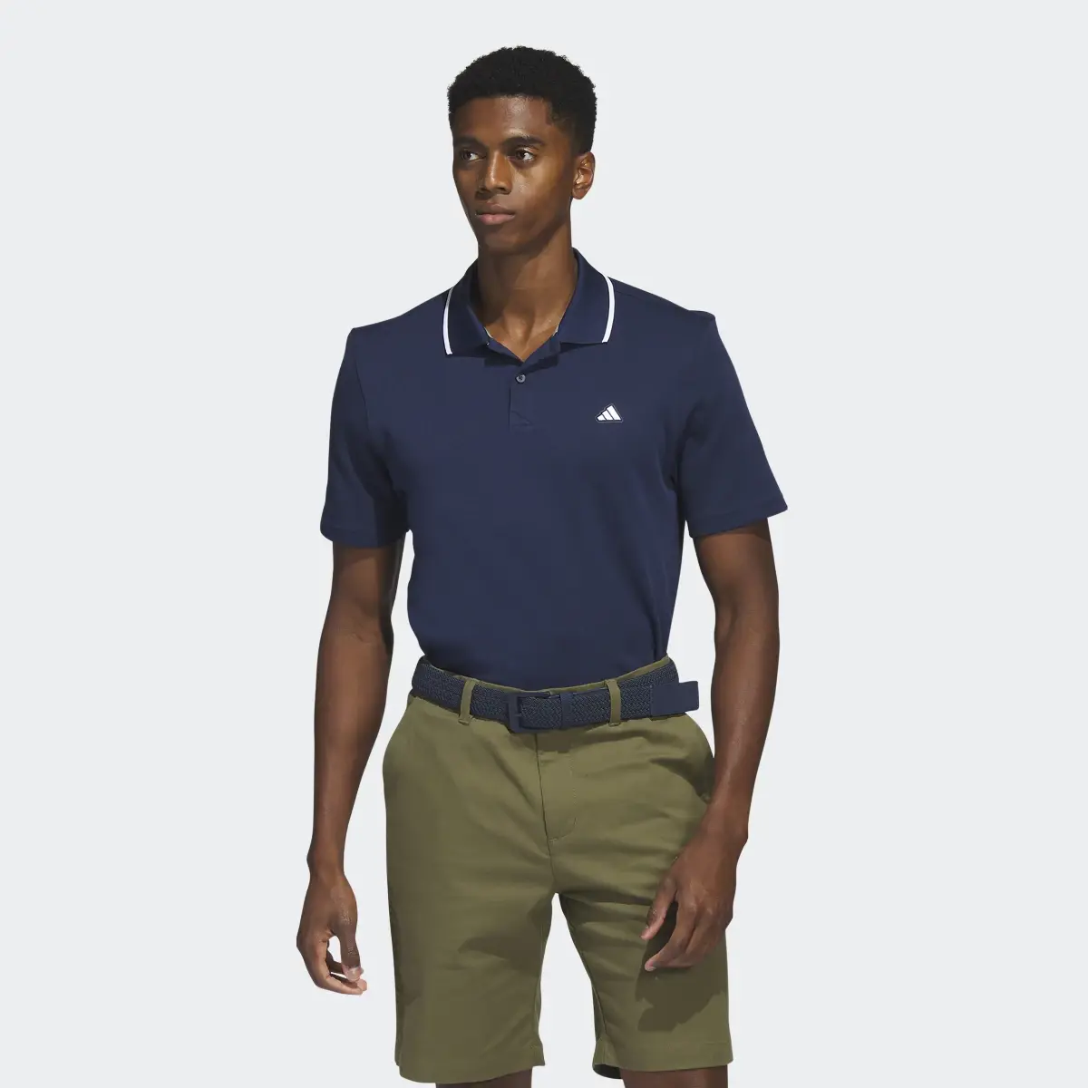 Adidas Go-To Piqué Golf Polo Shirt. 2